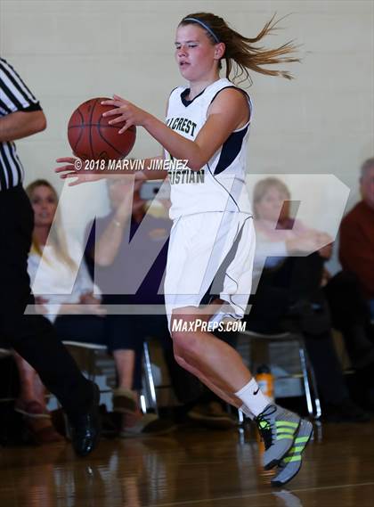Thumbnail 1 in Garey vs. Hillcrest Christian photogallery.