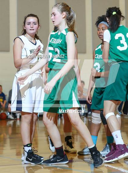 Thumbnail 3 in Garey vs. Hillcrest Christian photogallery.