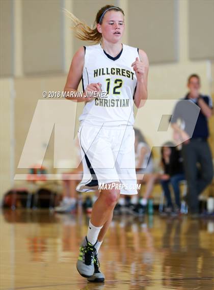 Thumbnail 2 in Garey vs. Hillcrest Christian photogallery.