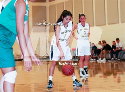 Thumbnail 3 in Garey vs. Hillcrest Christian photogallery.