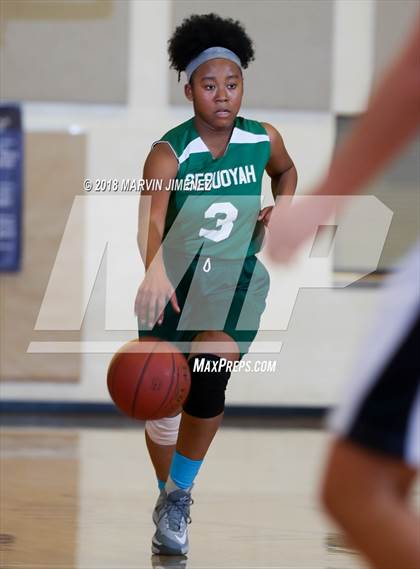 Thumbnail 1 in Garey vs. Hillcrest Christian photogallery.