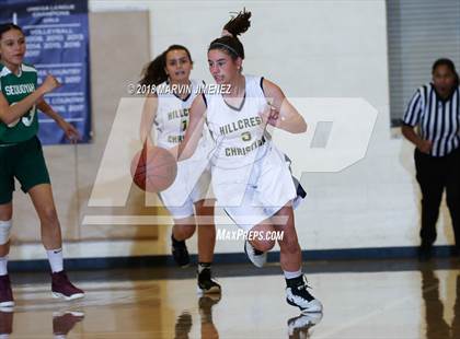 Thumbnail 1 in Garey vs. Hillcrest Christian photogallery.
