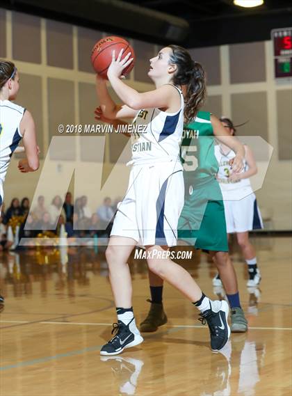 Thumbnail 2 in Garey vs. Hillcrest Christian photogallery.