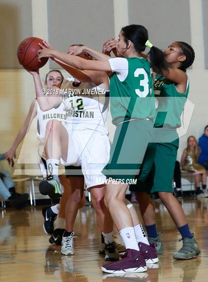 Thumbnail 1 in Garey vs. Hillcrest Christian photogallery.
