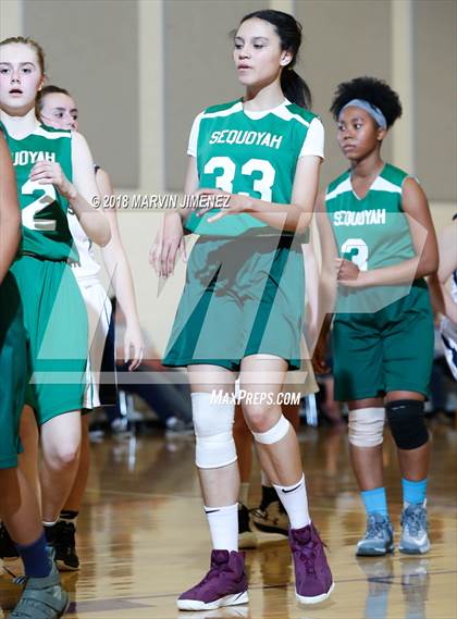 Thumbnail 1 in Garey vs. Hillcrest Christian photogallery.