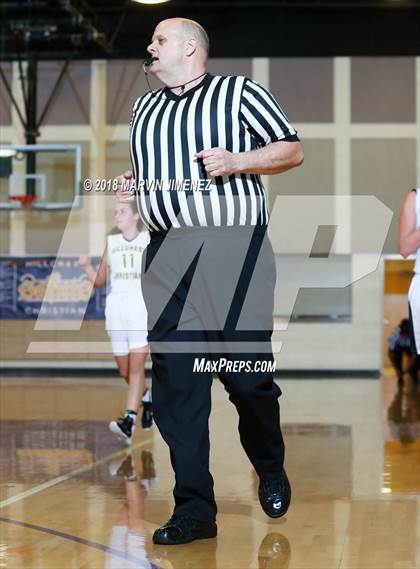 Thumbnail 3 in Garey vs. Hillcrest Christian photogallery.