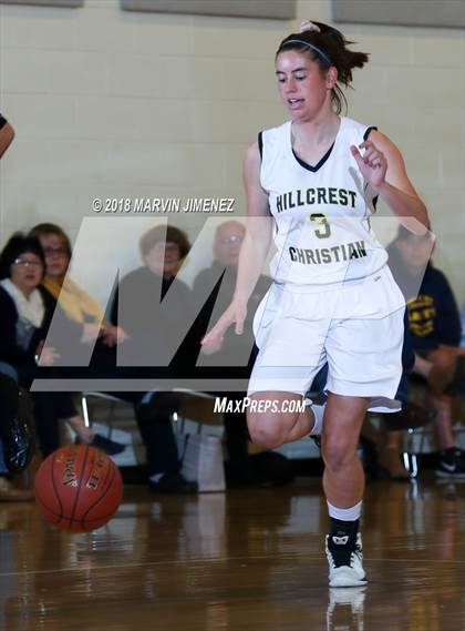 Thumbnail 1 in Garey vs. Hillcrest Christian photogallery.