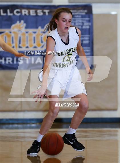 Thumbnail 1 in Garey vs. Hillcrest Christian photogallery.