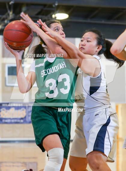 Thumbnail 1 in Garey vs. Hillcrest Christian photogallery.