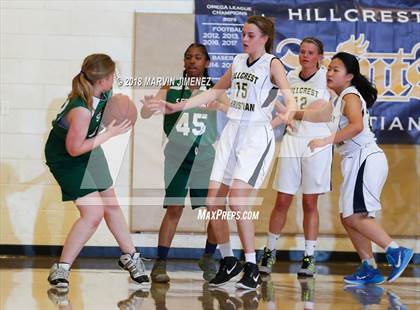 Thumbnail 3 in Garey vs. Hillcrest Christian photogallery.