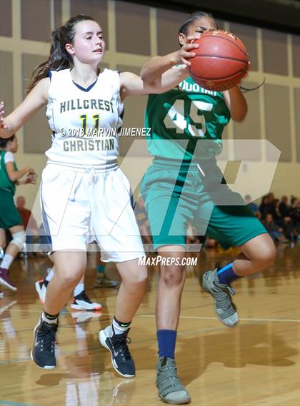 Thumbnail 3 in Garey vs. Hillcrest Christian photogallery.