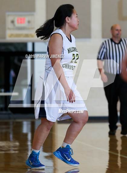 Thumbnail 3 in Garey vs. Hillcrest Christian photogallery.