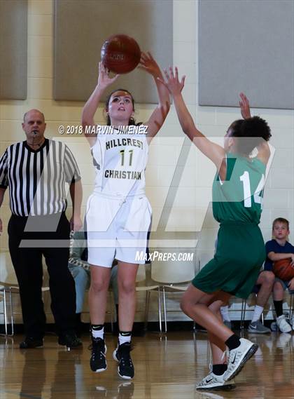 Thumbnail 1 in Garey vs. Hillcrest Christian photogallery.