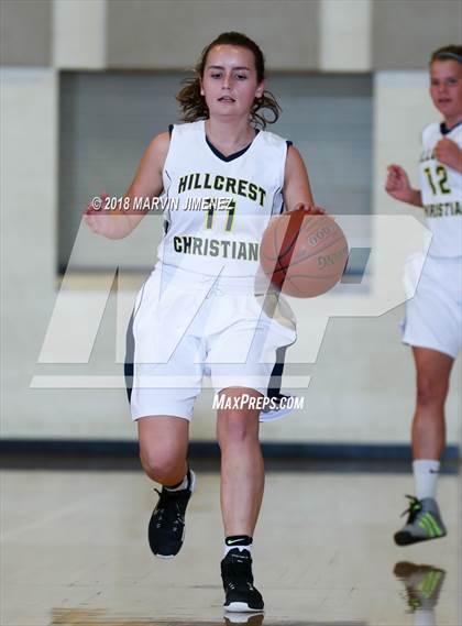 Thumbnail 1 in Garey vs. Hillcrest Christian photogallery.
