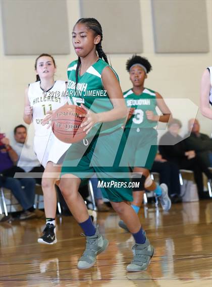 Thumbnail 3 in Garey vs. Hillcrest Christian photogallery.