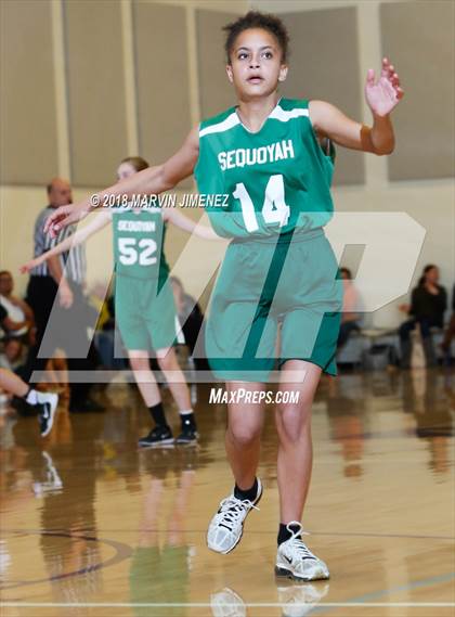 Thumbnail 1 in Garey vs. Hillcrest Christian photogallery.