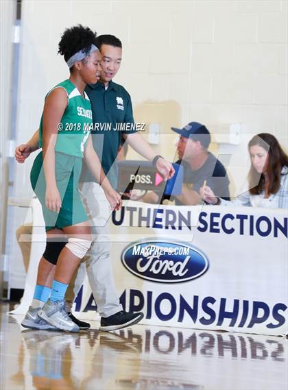 Thumbnail 2 in Garey vs. Hillcrest Christian photogallery.
