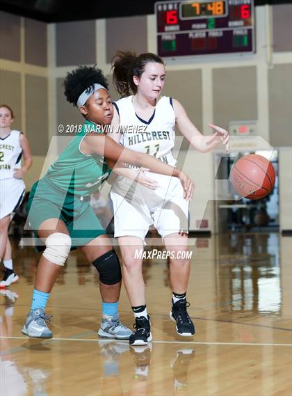 Thumbnail 2 in Garey vs. Hillcrest Christian photogallery.