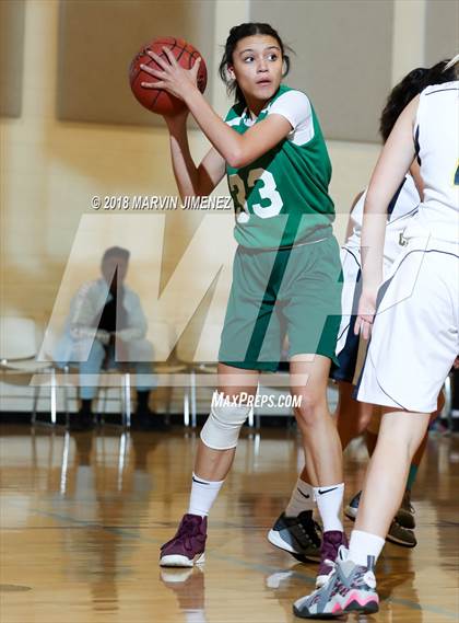 Thumbnail 3 in Garey vs. Hillcrest Christian photogallery.