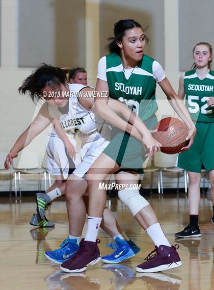 Thumbnail 3 in Garey vs. Hillcrest Christian photogallery.