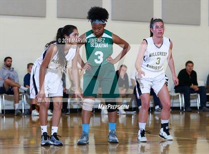 Thumbnail 1 in Garey vs. Hillcrest Christian photogallery.