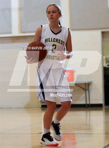 Thumbnail 1 in Garey vs. Hillcrest Christian photogallery.