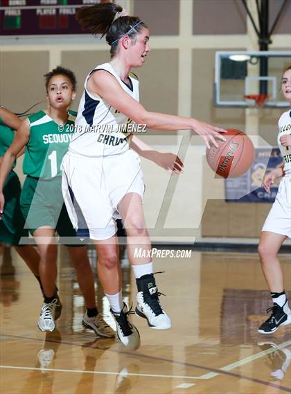 Thumbnail 1 in Garey vs. Hillcrest Christian photogallery.