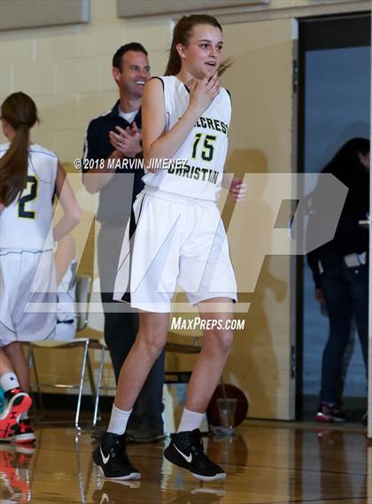 Thumbnail 3 in Garey vs. Hillcrest Christian photogallery.