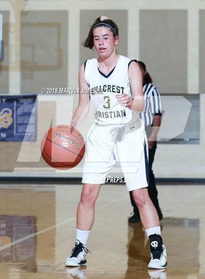 Thumbnail 2 in Garey vs. Hillcrest Christian photogallery.