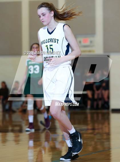 Thumbnail 2 in Garey vs. Hillcrest Christian photogallery.