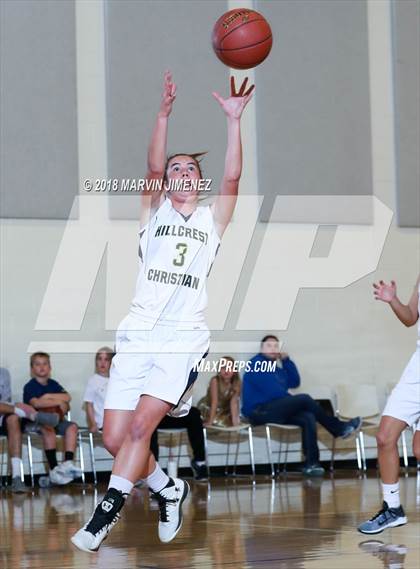 Thumbnail 3 in Garey vs. Hillcrest Christian photogallery.