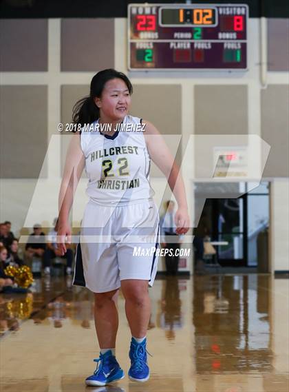 Thumbnail 2 in Garey vs. Hillcrest Christian photogallery.