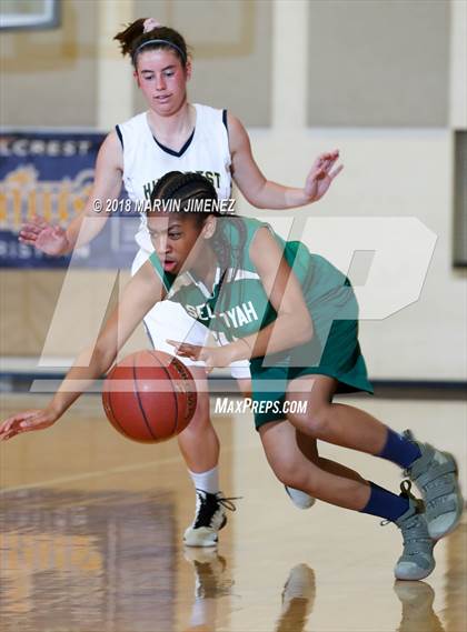 Thumbnail 1 in Garey vs. Hillcrest Christian photogallery.