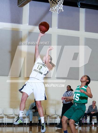 Thumbnail 3 in Garey vs. Hillcrest Christian photogallery.