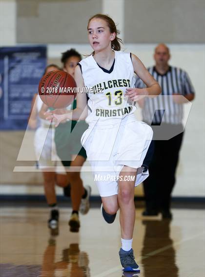 Thumbnail 3 in Garey vs. Hillcrest Christian photogallery.