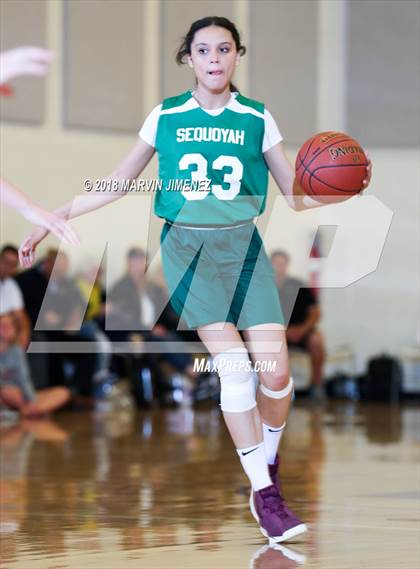 Thumbnail 1 in Garey vs. Hillcrest Christian photogallery.