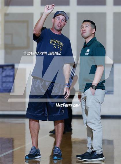 Thumbnail 2 in Garey vs. Hillcrest Christian photogallery.
