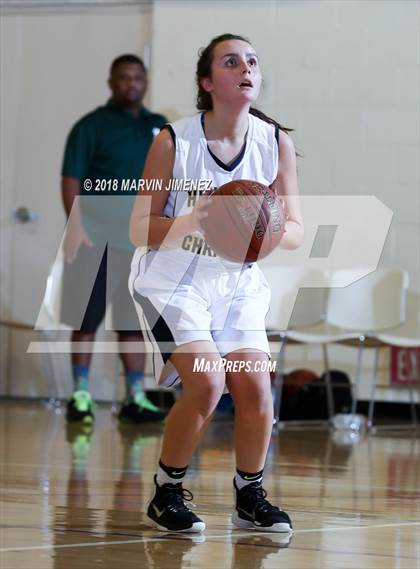 Thumbnail 2 in Garey vs. Hillcrest Christian photogallery.