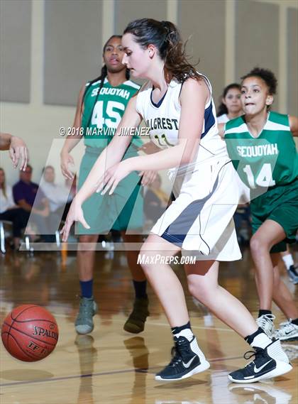 Thumbnail 1 in Garey vs. Hillcrest Christian photogallery.