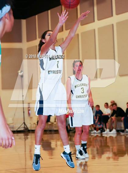 Thumbnail 1 in Garey vs. Hillcrest Christian photogallery.