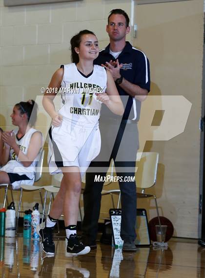 Thumbnail 1 in Garey vs. Hillcrest Christian photogallery.