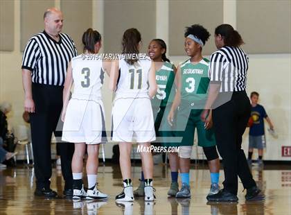 Thumbnail 3 in Garey vs. Hillcrest Christian photogallery.