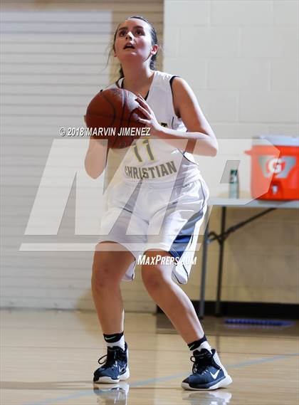 Thumbnail 3 in Garey vs. Hillcrest Christian photogallery.