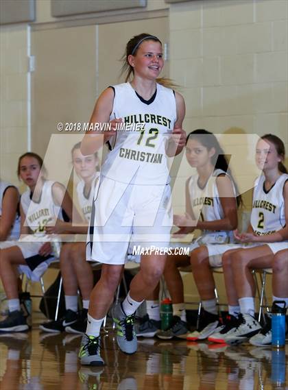 Thumbnail 2 in Garey vs. Hillcrest Christian photogallery.