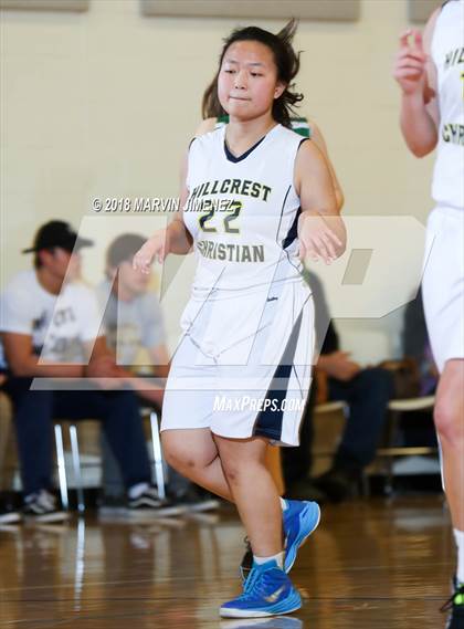 Thumbnail 2 in Garey vs. Hillcrest Christian photogallery.