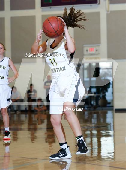 Thumbnail 1 in Garey vs. Hillcrest Christian photogallery.