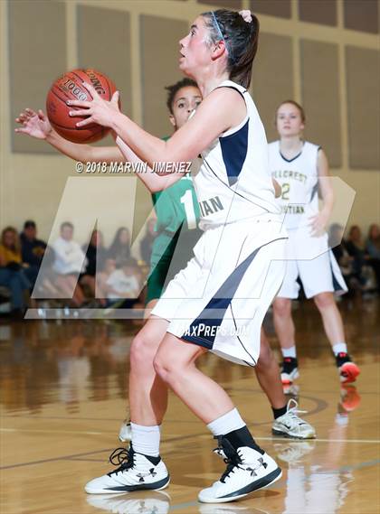 Thumbnail 1 in Garey vs. Hillcrest Christian photogallery.