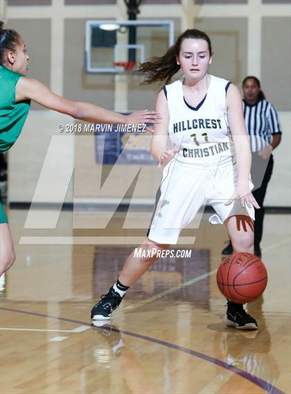 Thumbnail 1 in Garey vs. Hillcrest Christian photogallery.