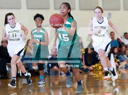 Thumbnail 1 in Garey vs. Hillcrest Christian photogallery.