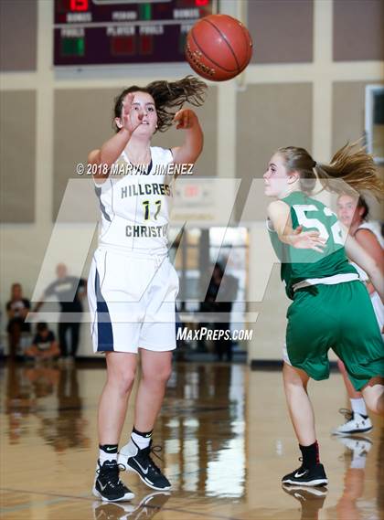 Thumbnail 3 in Garey vs. Hillcrest Christian photogallery.